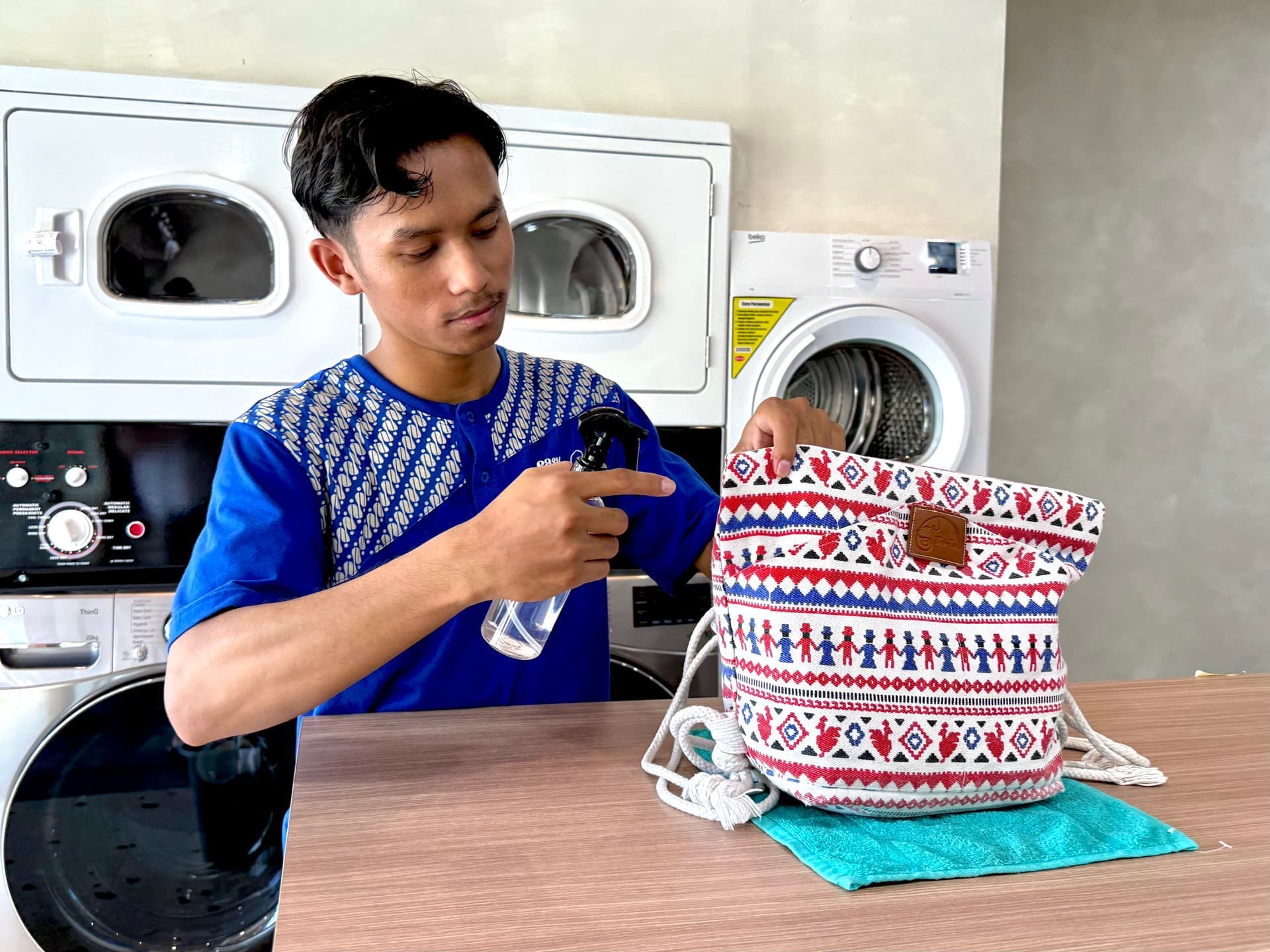 Professional bag treatment service