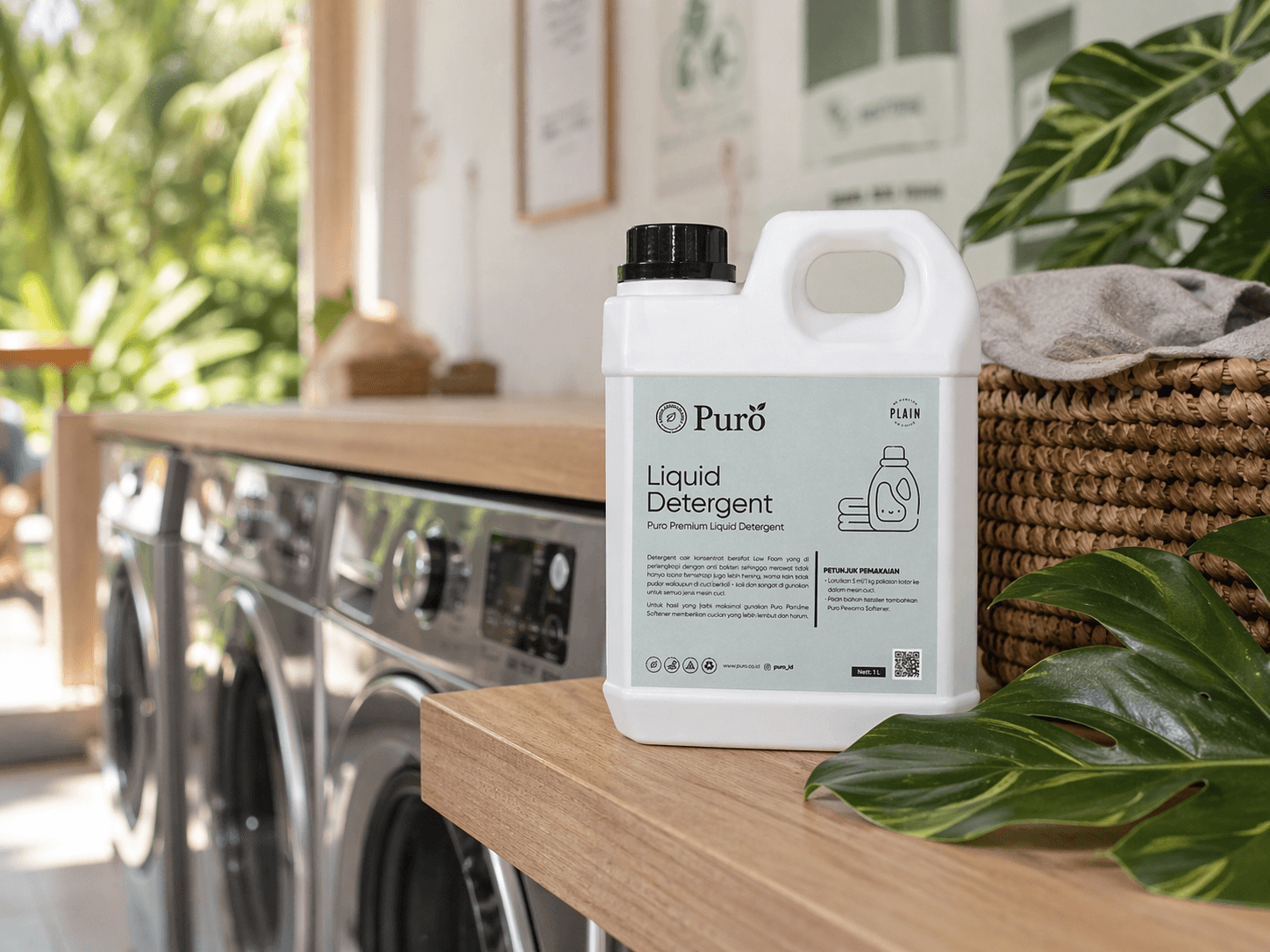 Plant-based detergent used by Easy Day Laundry in Bali for eco-friendly washing