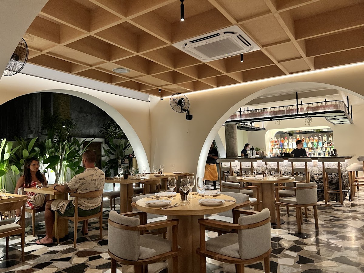 LUMA Mediterranean restaurant interior in Canggu